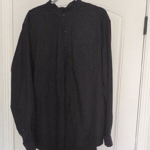 Unk Men's Dark blue Button-Down Shirt